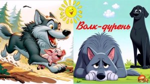 Волк-дурень  ВИДЕО СКАЗКА ДЛЯ ВСЕХ