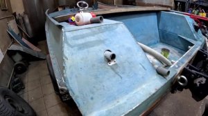 Лодка Неман 2 установка трюмной электро помпы и машинк