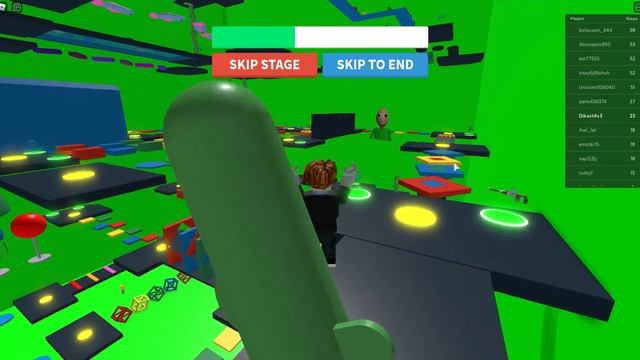 Я прохожу паркур Балди в Роблоксе! смотреть онлайн