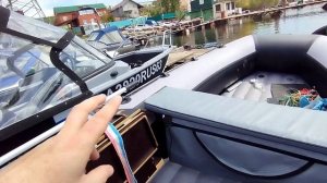 небольшой обзор на лодку RiverBoats 430нднд + тент + аксессуары с маркетплейсов