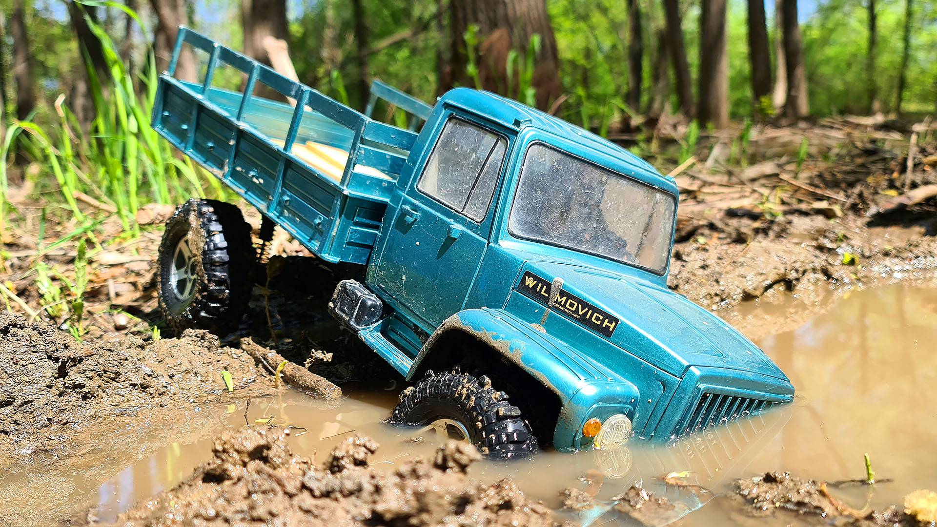 RC ГАЗ Садко ГРУЗОВИК против ЗАТОПЛЕННОГО ЛЕСА! 🌊 Экстрим Бездорожье и Спасение Лебедкой! смотреть онлайн