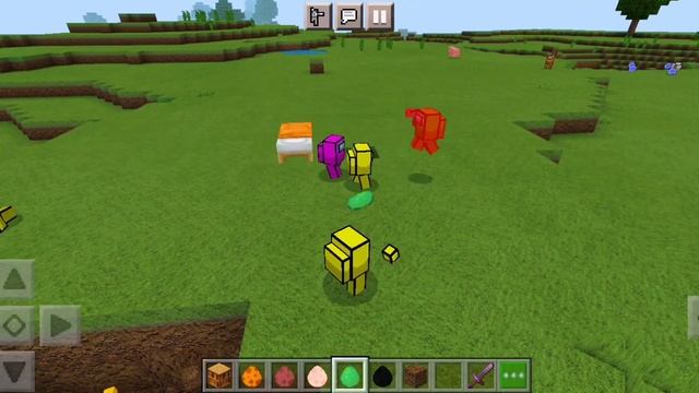 Minecraft мод Among us 