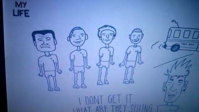 Жизнь Неймара в рисунках. смотреть онлайн