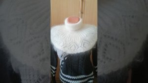 Манишка из пуха и пехорки