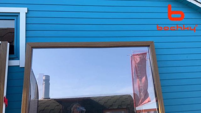 Баня Бочка с ровным полом. КВАДРОХАУС 4х4,8 от BOCHKY #bochky смотреть онлайн