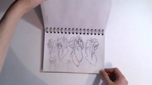 Обзор на скетчбук #1 |Ellor| Sketchbook tour (2015г)