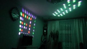 American DJ Revo Xpress & American DJ Revo 4 - демонстрация работы в небольшой комнате.