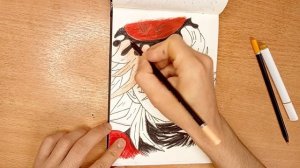 КАК РИСОВАТЬ ДОУМА DOUMA DRAWING КЛИНОК РАССЕКАЮЩИЙ ДЕМОНОВ АНИМЕ