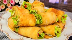 Боже как вкусно! Вот как надо готовить Самые Вкусные КАБАЧКИ! Жареные кабачки «Тещин язык»