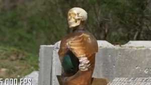Что будет, если мяч для боулинга попадет в человека на скорости 386 км/ч.Ничего хорошего
