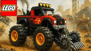ЛЕГО ТЕХНО Дробилка для грузовиков LEGO Monster Truck