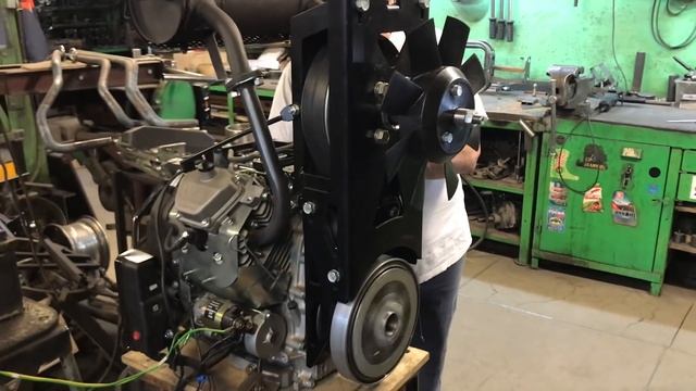 Редуктор для аэролодки с центробежным сцеплением. смотреть онлайн