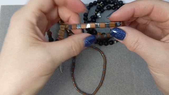 Да! Мужчины тоже носят украшения!  Обзор #ольгаклинова #украшения #diy #jewellery #bracelet