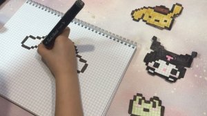 Как Рисовать  по клеточкам