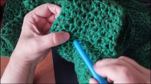 Джемпер крючком, реглан сверху, бесшовное вязание #lusi_t