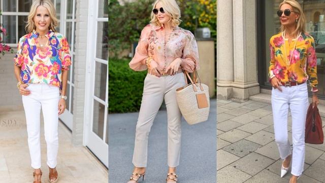 ОРИГИНАЛЬНЫЕ МОДЕЛИ БЛУЗОК В ЦВЕТОЧЕК 💕ДЛЯ ЖЕНЩИН РА смотреть онлайн