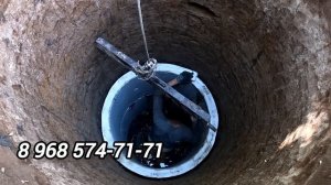 копка колодца из семи колец ручным методом