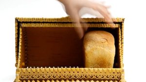 Хлебница из бересты "Орнамент". Арт. 0008