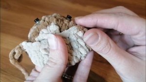 Мк Грустный Хомячок / Утяжка мордочки / Плюшевая игрушка