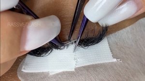 Процесс наращивания ресниц мокрого эффекта Туши 3д сх?