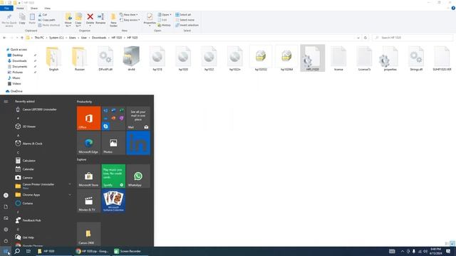 HP LaserJet 1020 быстрая установка драйвера на Windows 10 / 11 смотреть онлайн