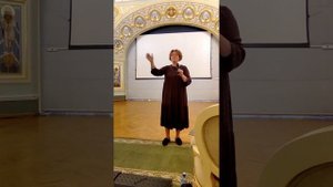 Варвара Андреевна Волкова на Международном регентском Съезде 2023 года в Москве. Тема: "читок".