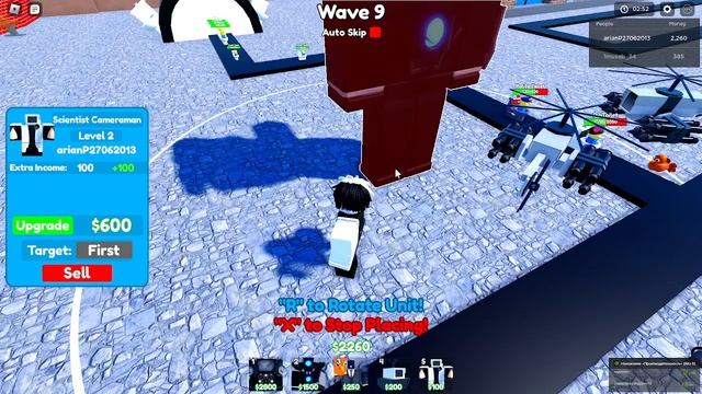 Играю в Tower DefensToilet:прохожу медиум и хард смотреть онлайн