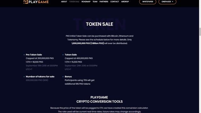 Игровая платформа PlayGame ICO |  SoftCap SOLD OUT!