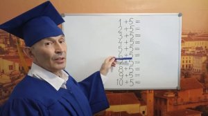 Учим таблицу сложения на 5. Просто, быстро, легко и весело тренируем до полного усвоения с учителем