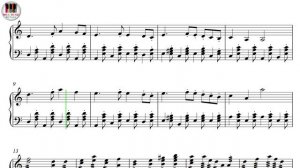 Korobushka, Kоробушка, A.K.A. Tetris Theme, Piano Sheet Music, Piano Tutorial