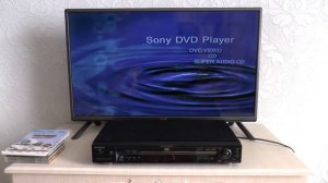 Sony DVP-NS705V - CD/DVD-проигрыватель, демонстрация работы и внутреннее устройство.