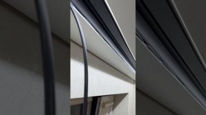 Установка гардины GARDINA2 от Flexy в натяжной потолок.