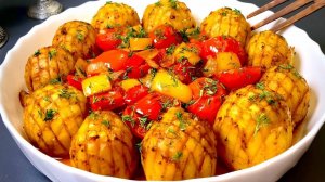 Запеченные овощи с картофелем в мундире - это так вкусно, что вы не сможете остановиться!