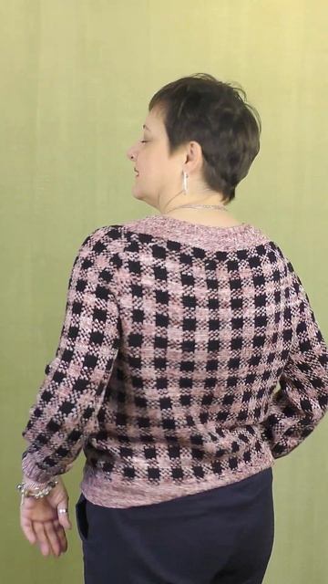 Джемпер Шотландка из хлопка #shorts