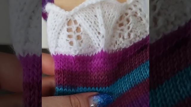 Учусь новому способу вязания носков . смотреть онлайн