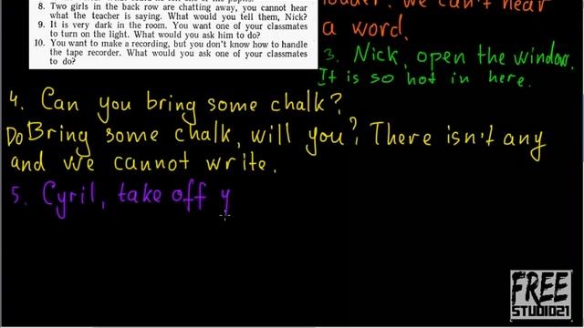 Как высказать просьбу или приказ - упражнение смотреть онлайн