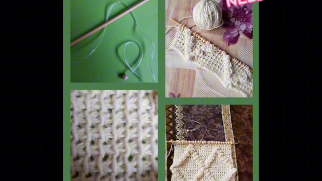 Интересные техники вязания, крючок,спицы. Линейка. смотреть онлайн
