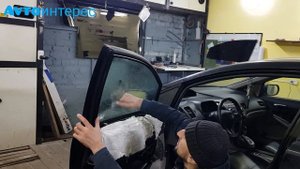 тонировка стёкол тонировка авто тонировка передних стёкол что тебя ждёт Honda Civic 4D