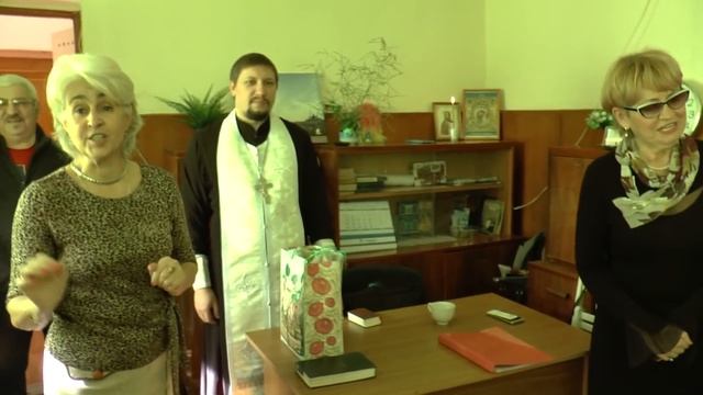 Освящение помещения Народного университета "Время жить"... смотреть онлайн