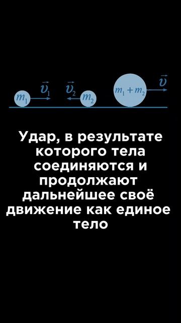 Ультракоротко ⏱️ Абсолютно неупругий удар #Наука #Физика #Интересно #Юмор смотреть онлайн