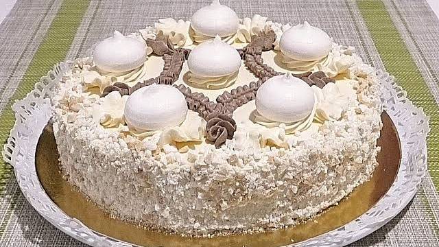 Воздушно - ореховый торт ПОЛЁТ, один из самых вкусных и популярных