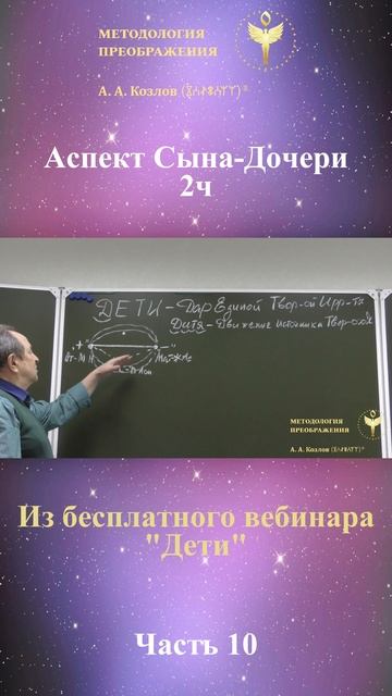 ДЕТИ, ведет Александр Козлов, автор "Методологии Преображения"