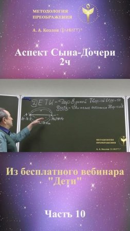 ДЕТИ, ведет Александр Козлов, автор "Методологии Преображения"
