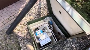 Топас 8, самотеком в Циклон 1 с УФО, принудительно в водоем