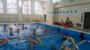 Аквааэробика с Инной Михедовой. Упр-ния для рук  с нудлами