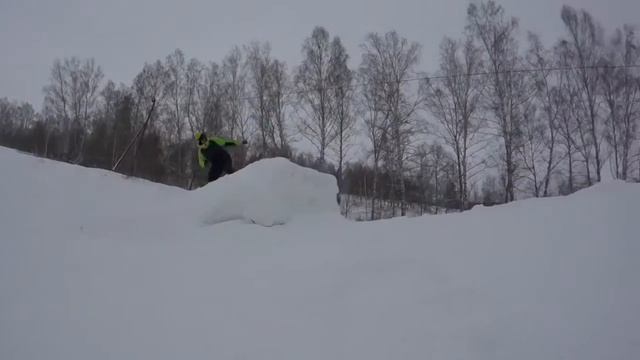 Раскатка первого снежка