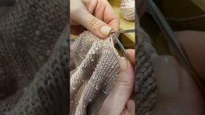 Топ из хлопка спицами