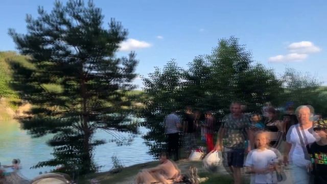 Поход на Черепашинский карьер с палатками часть-1