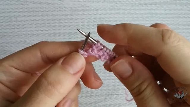 Французская резинка спицами/Мастер-класс смотреть онлайн