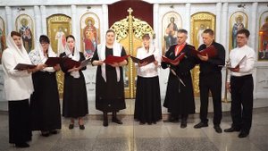 Ю. Костюк "Единородный Сыне..." - любительский хор храма свт. Спиридона  ст. Северской